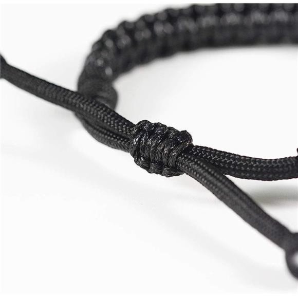 Handmade Braided Unisex Friendship Bracelets Distance Matching Bracelet 2 Pcs - Picture 4 of 7